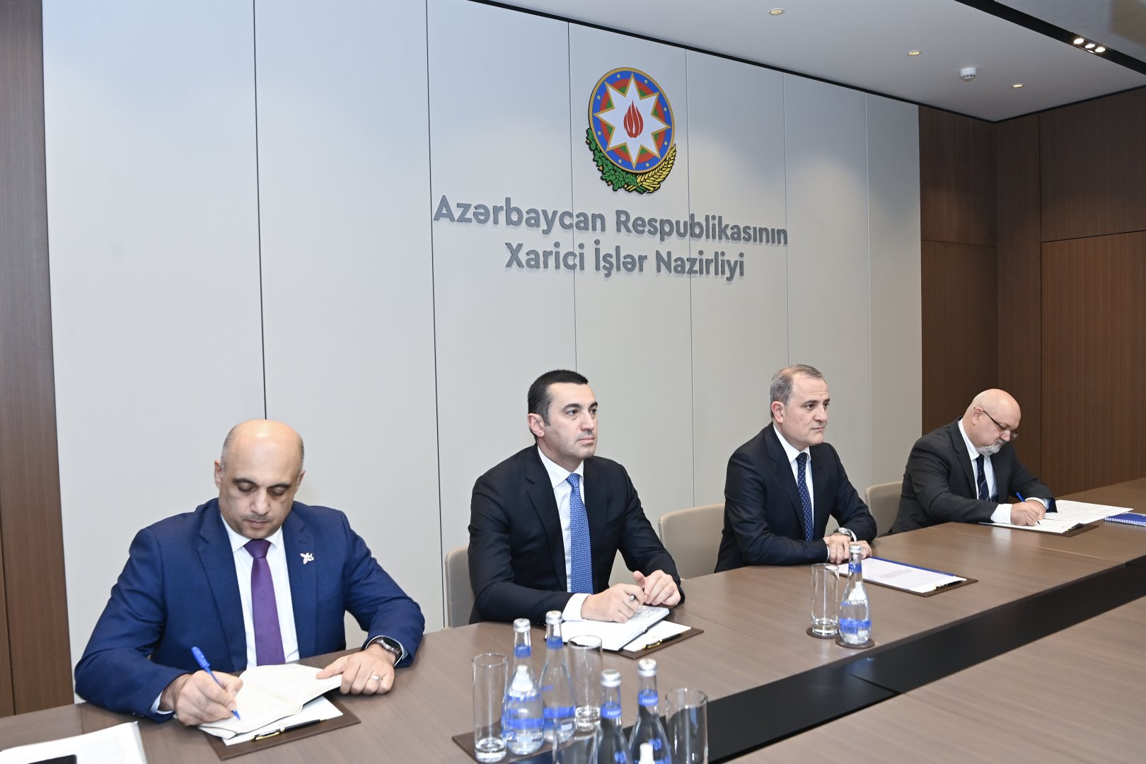 Ceyhun Bayramov Yunanıstanın Azərbaycandakı səfiri ilə görüşüb (FOTO)