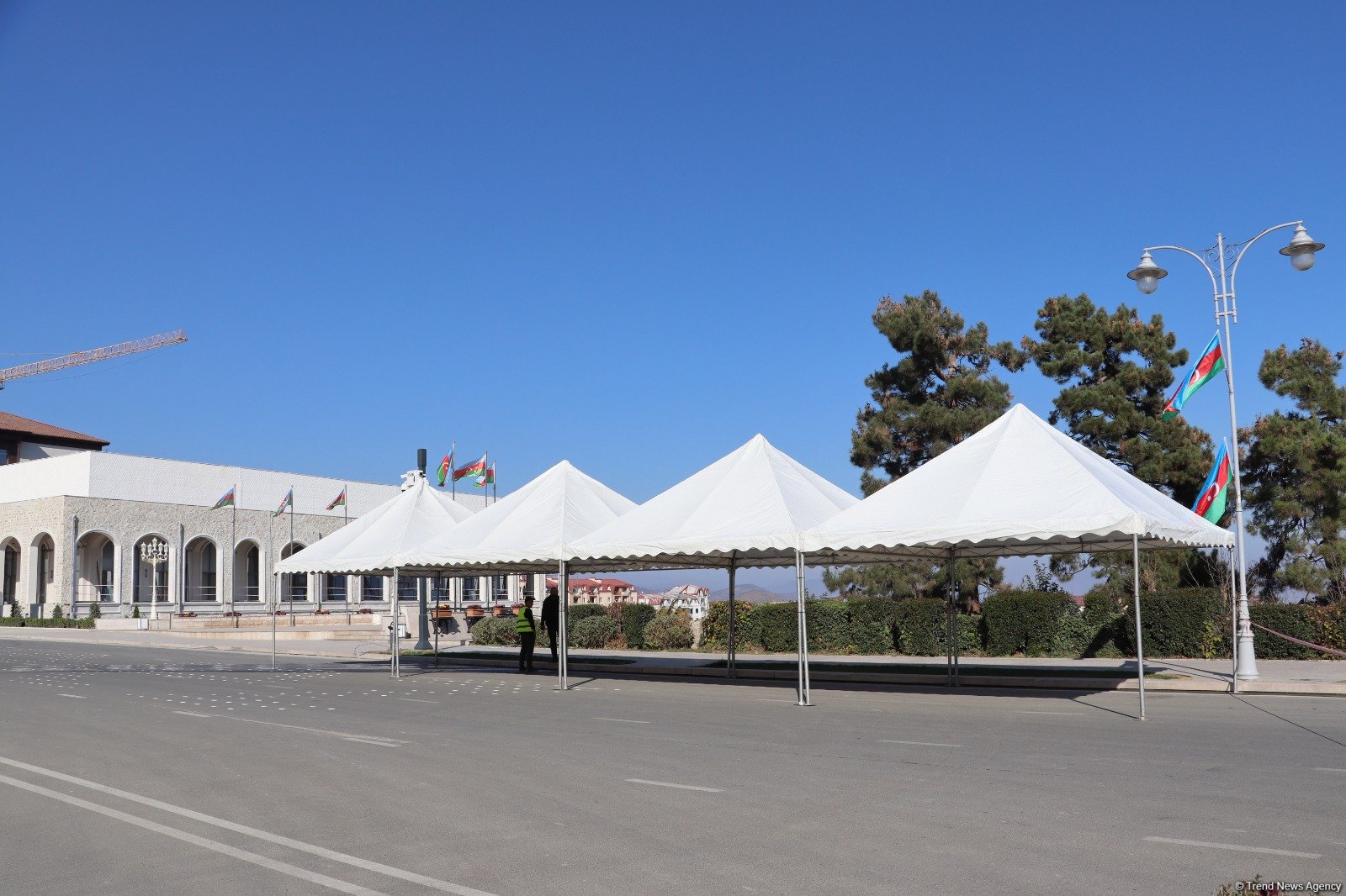 Xankəndi Zəfər Günü konsertinə hazırlaşır (FOTO)