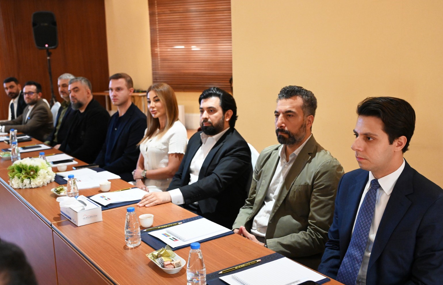 Azərbaycan - BƏƏ Birgə Biznes Şurasının həmsədrlərinin ilk iclası keçirilib (FOTO)