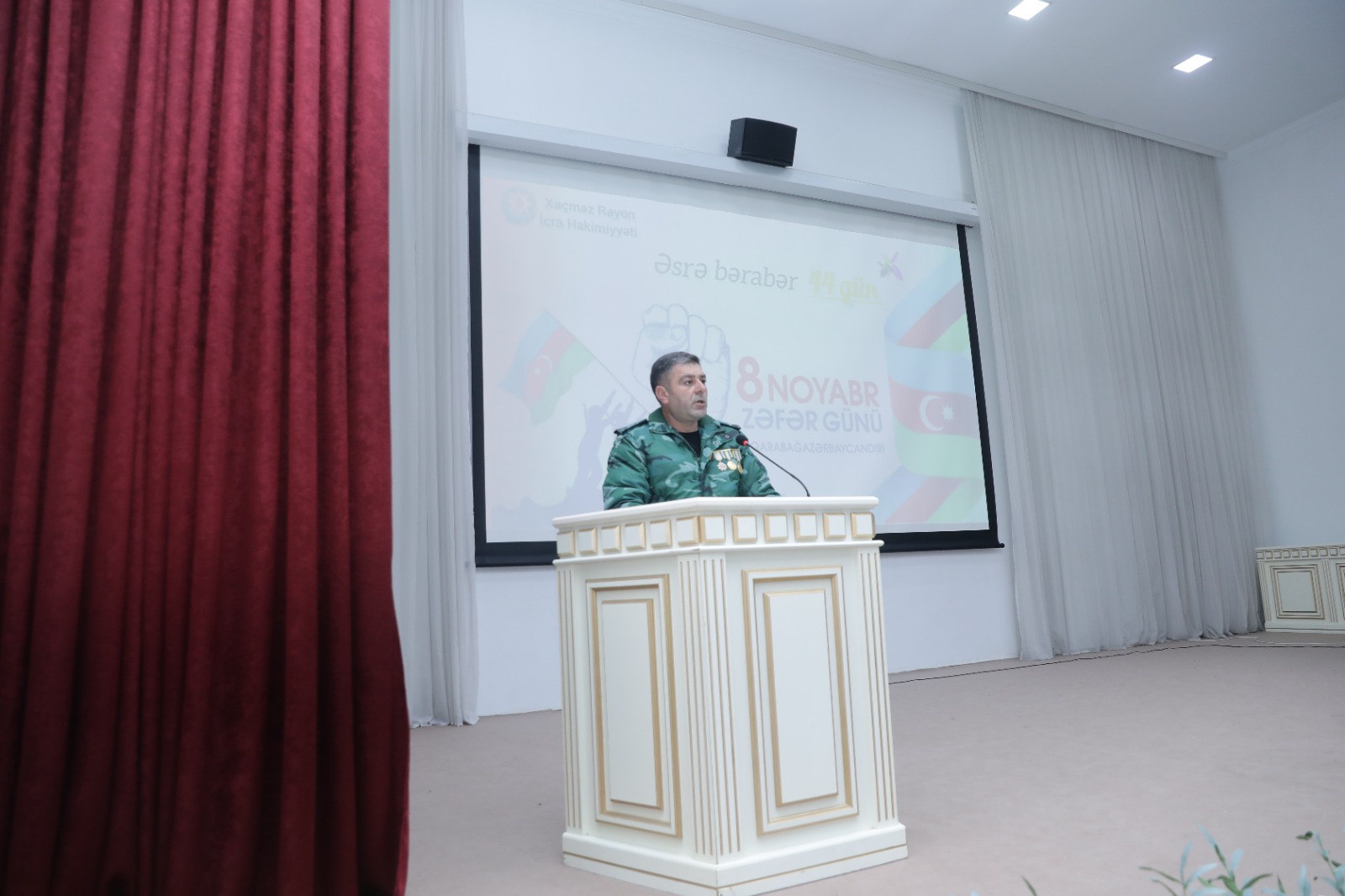 Xaçmazda Zəfər Gününə həsr olunan “Əsrə bərabər 44 gün” adlı konfrans keçirilib (FOTO)