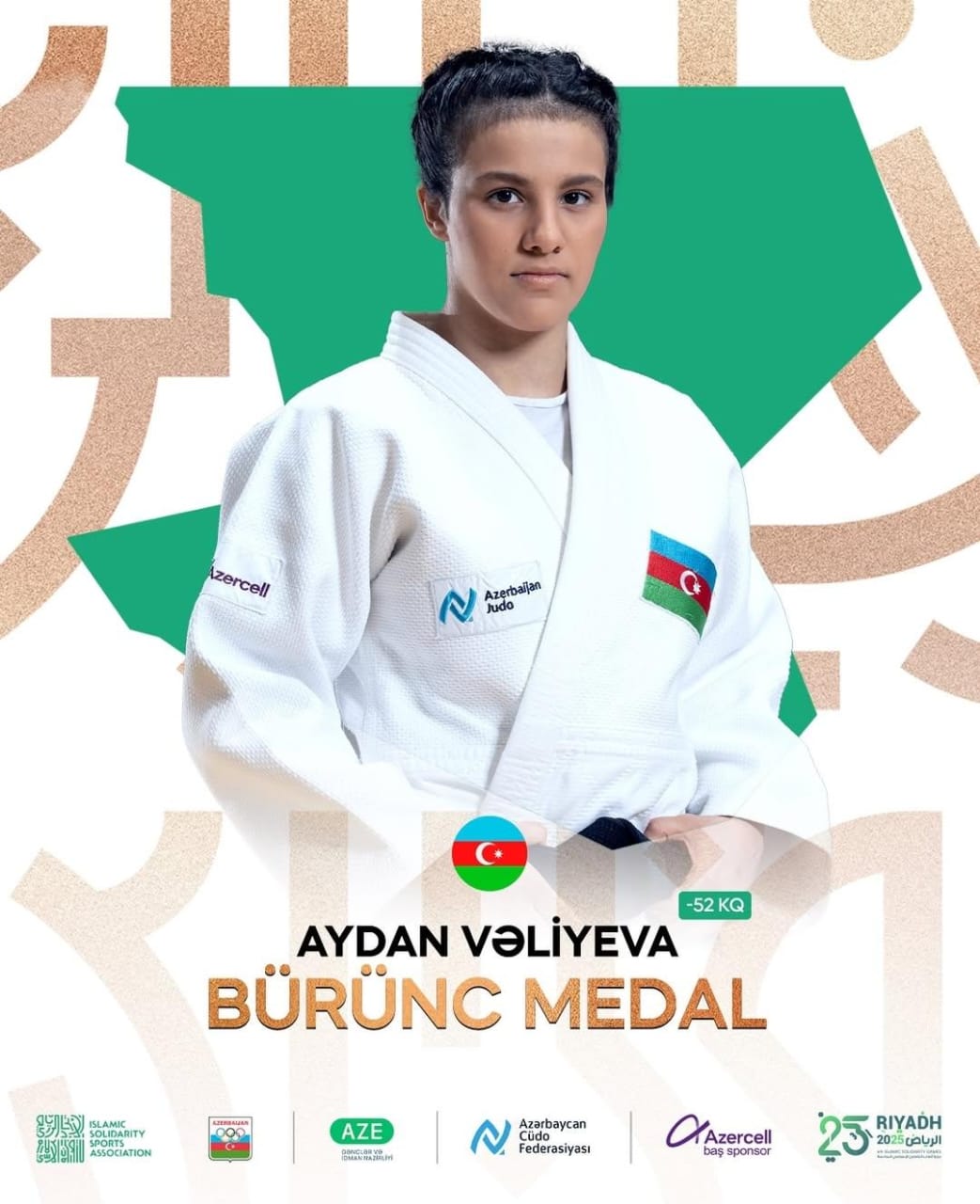 Hidayət Heydərov VI İslam Həmrəyliyi Oyunlarında qızıl medal qazanıb (FOTO)