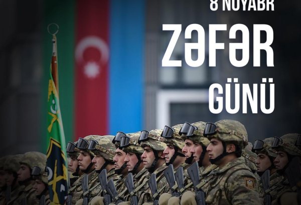 Azərbaycan XİN Zəfər Günü ilə bağlı bəyanat yayıb