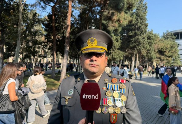 Hərbi paradda sərgilənən texnikalar ordumuzun inkişafının sübutudur - MN zabiti