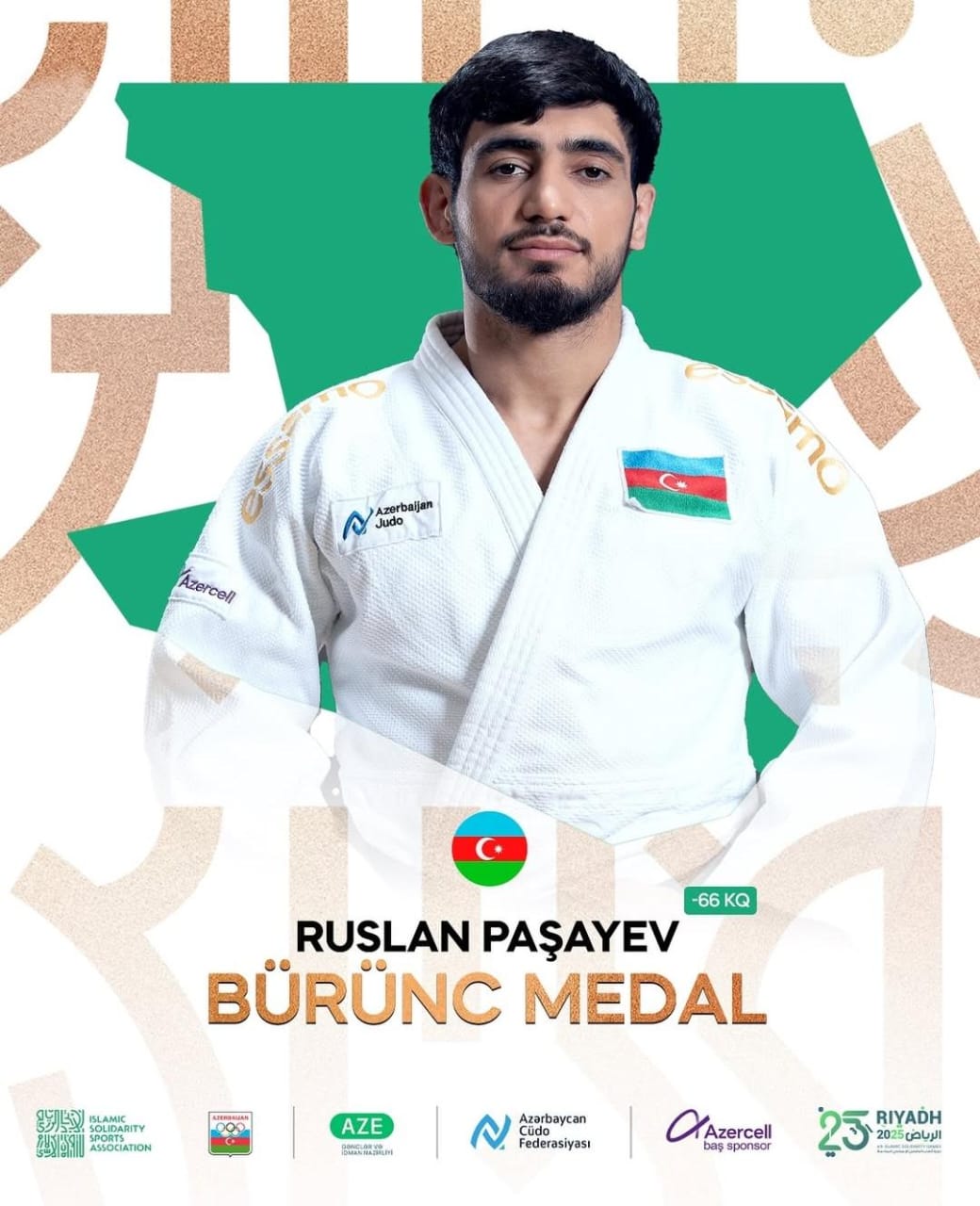Hidayət Heydərov VI İslam Həmrəyliyi Oyunlarında qızıl medal qazanıb (FOTO)