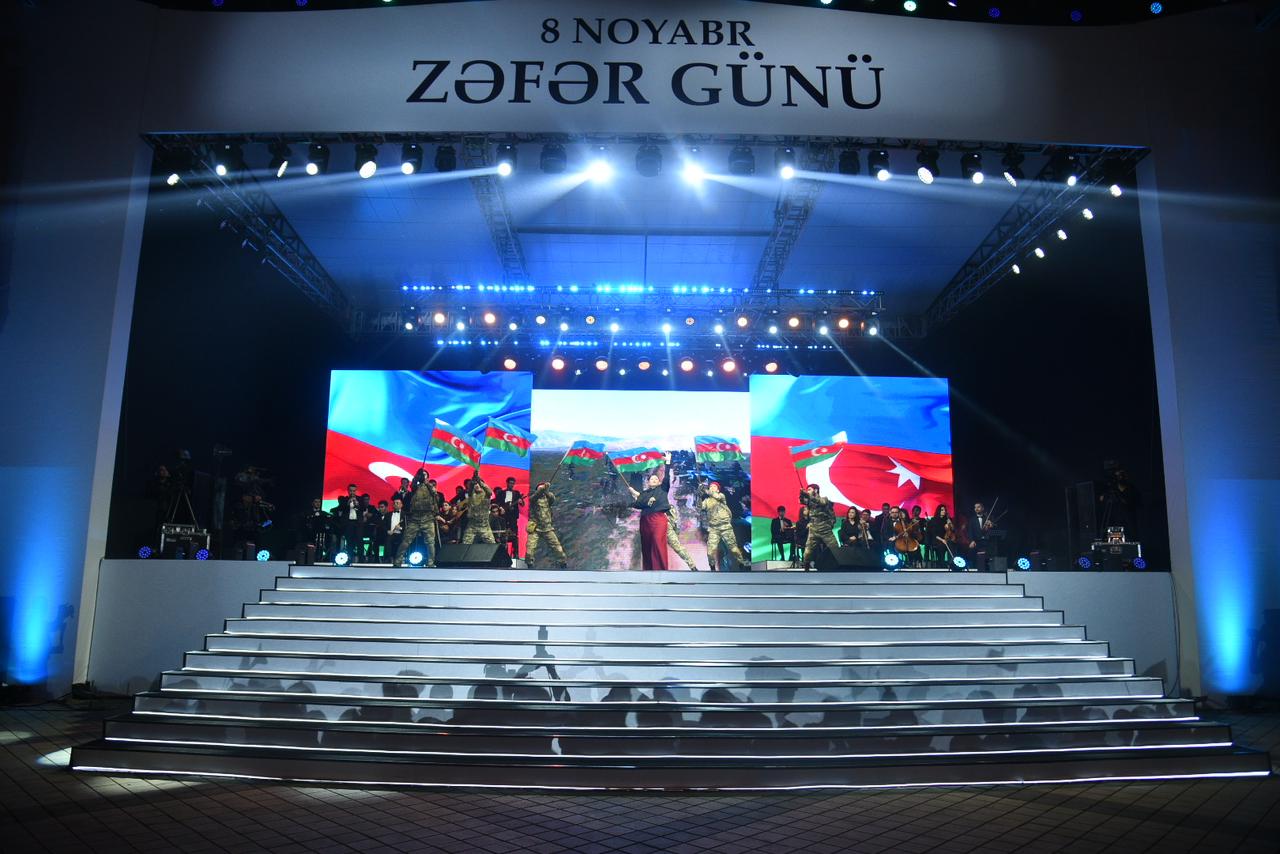 8 Noyabr - Zəfər Günü münasibətilə Bakıda təntənəli bayram konserti keçirilir (FOTO/VİDEO)