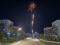 Füzulidə Zəfər Gününə həsr olunan atəşfəşanlıq keçirilib (FOTO)