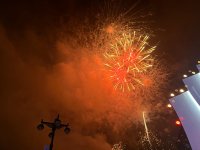 Zəfər Günü münasibətilə Bakıda bayram atəşfəşanlığı təşkil olunub (FOTO/VİDEO)