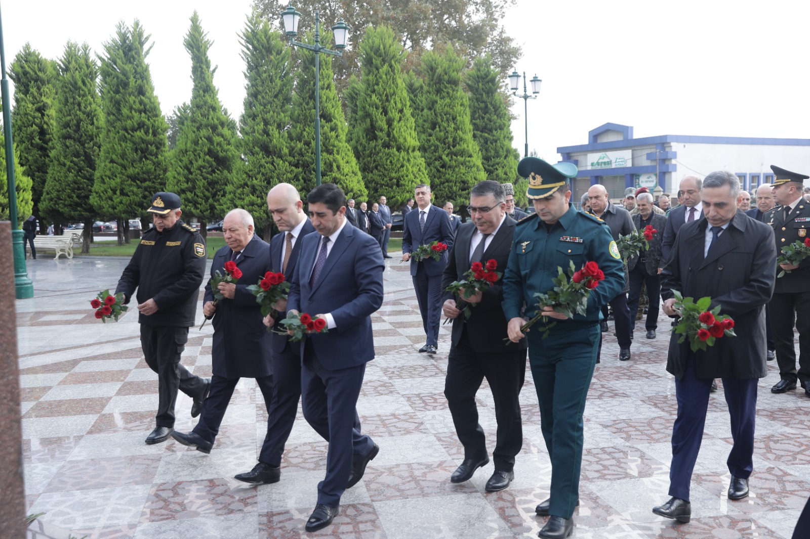 Xaçmaz rayonunda Şanlı Zəfərimizin beşinci ildönümü qeyd edilib (FOTO)