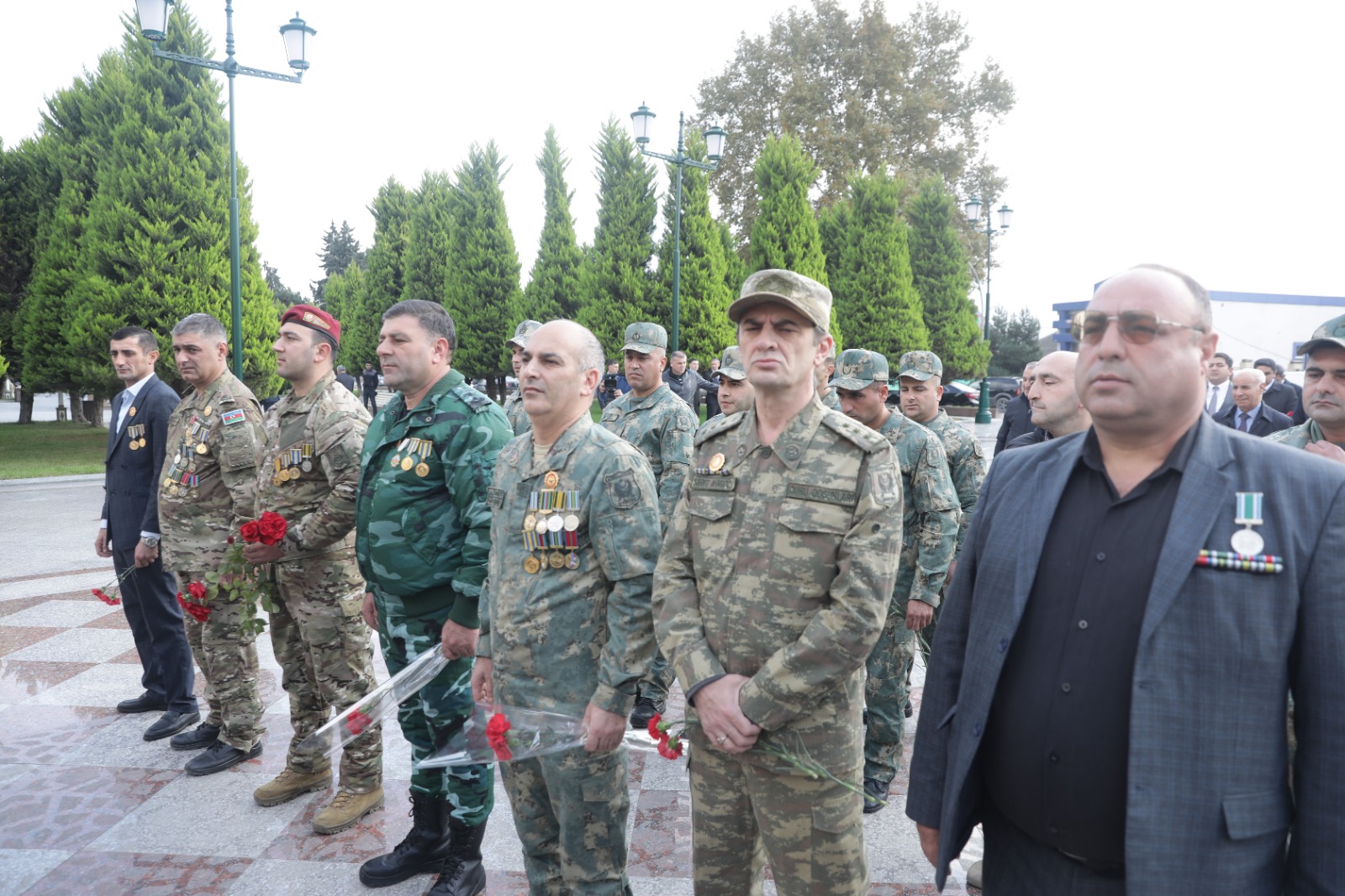 Xaçmaz rayonunda Şanlı Zəfərimizin beşinci ildönümü qeyd edilib (FOTO)