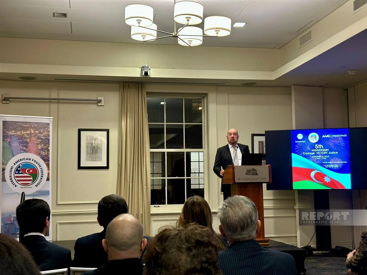 ABŞ-nin Kolumbiya Universitetində Zəfər Günü qeyd olunub (FOTO)