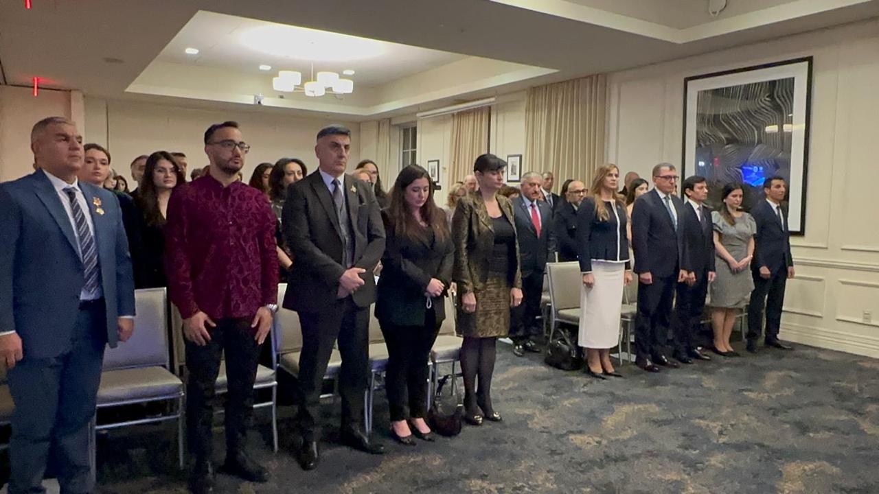 ABŞ-nin Kolumbiya Universitetində Zəfər Günü qeyd olunub (FOTO)