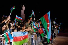 Zəfər Günü Abşeron rayonunda coşqu ilə qeyd olunub (FOTO)