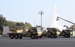 Prezident İlham Əliyev, Birinci xanım Mehriban Əliyeva, Türkiyə Prezidenti Rəcəb Tayyib Ərdoğan, Pakistan Baş naziri Məhəmməd Şahbaz Şərif hərbi paradda iştirak ediblər (FOTO/VİDEO) (YENİLƏNİB -4)