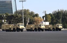 Prezident İlham Əliyev, Birinci xanım Mehriban Əliyeva, Türkiyə Prezidenti Rəcəb Tayyib Ərdoğan, Pakistan Baş naziri Məhəmməd Şahbaz Şərif hərbi paradda iştirak ediblər (FOTO/VİDEO) (YENİLƏNİB -4)