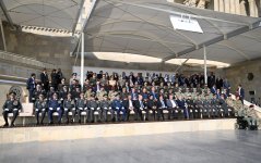 Prezident İlham Əliyev, Birinci xanım Mehriban Əliyeva, Türkiyə Prezidenti Rəcəb Tayyib Ərdoğan, Pakistan Baş naziri Məhəmməd Şahbaz Şərif hərbi paradda iştirak ediblər (FOTO/VİDEO) (YENİLƏNİB -4)