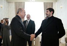 Prezident İlham Əliyev, Birinci xanım Mehriban Əliyeva, Türkiyə Prezidenti Rəcəb Tayyib Ərdoğan, Pakistan Baş naziri Məhəmməd Şahbaz Şərif hərbi paradda iştirak ediblər (FOTO/VİDEO) (YENİLƏNİB -4)