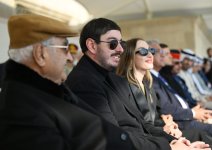 Prezident İlham Əliyev, Birinci xanım Mehriban Əliyeva, Türkiyə Prezidenti Rəcəb Tayyib Ərdoğan, Pakistan Baş naziri Məhəmməd Şahbaz Şərif hərbi paradda iştirak ediblər (FOTO/VİDEO) (YENİLƏNİB -4)