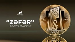 “AzerGold” “Zəfər” adlı yeni qızıl sikkə kolleksiyasını təqdim edib (FOTO)