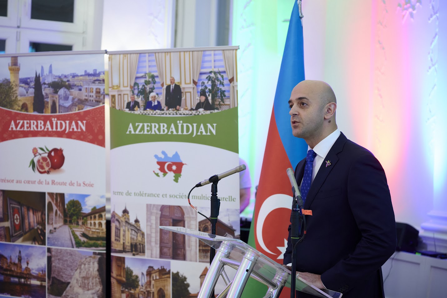 Zəfər Günü Strasburqda təntənə ilə qeyd olunub (FOTO)