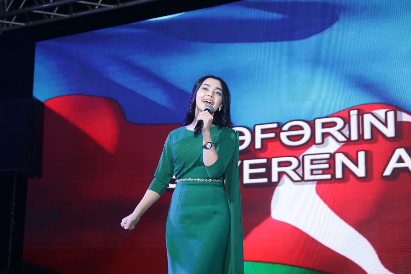 Xaçmazda "Zəfərin Mübarək, Suveren Azərbaycan” adlı bayram konserti təşkil olunub (FOTO)