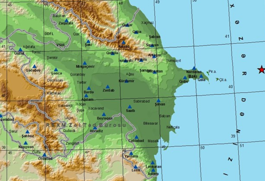 Xəzər dənizində zəlzələ olub