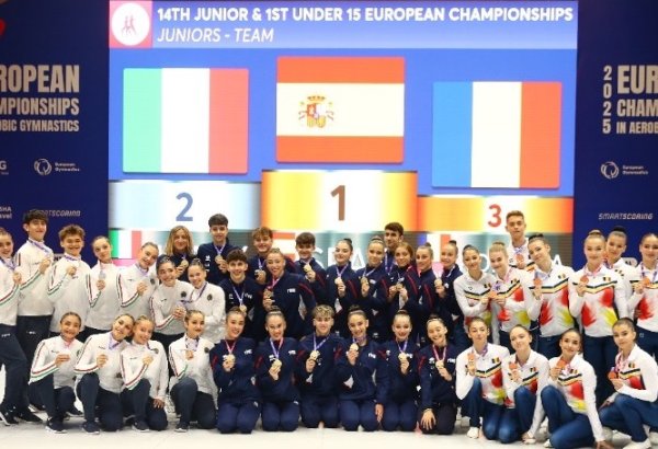 Gəncədə aerobika gimnastikası üzrə Avropa çempionatı davam edir (FOTO)
