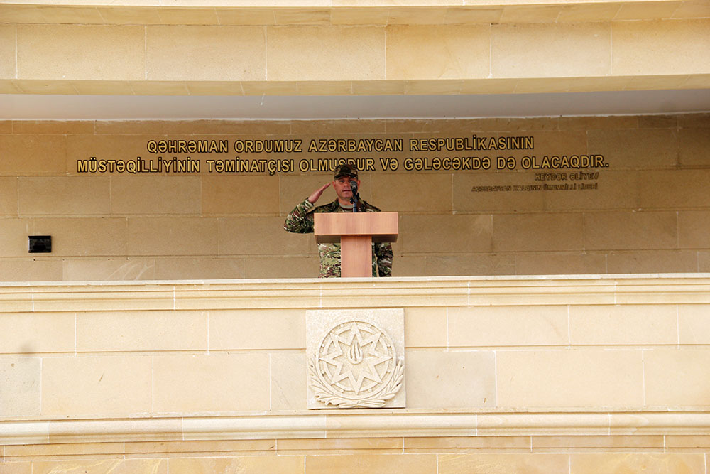 XTQ mənsublarının xüsusi tibb hazırlığı kursunun açılışı olub (FOTO)