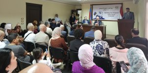 Qahirədə Zəfər Günü və Dövlət Bayrağı Günü münasibətilə tədbir keçirilib (FOTO)