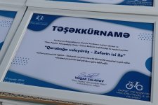 “Zəfərin izi ilə” veloyürüşün final mərhələsi Xankəndidə keçirilib (FOTO)