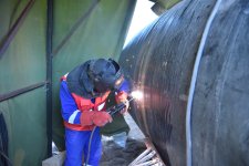 Zığ–Hövsan kanalizasiya kollektorunun inşasına başlanılıb (FOTO)