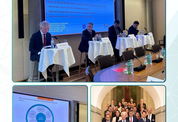 Azərbaycan Mərkəzi Bankı pul siyasətində yeni mərhələnin konturlarını İsveçrədə təqdim etdi