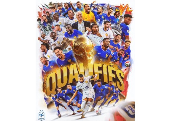 Fransa millisi dünya çempionatının əsasə mərhələsinə vəsiqə qazanıb