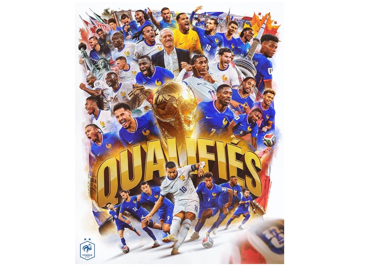 Fransa millisi dünya çempionatının əsasə mərhələsinə vəsiqə qazanıb