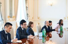 Prezident İlham Əliyev Asiya İnkişaf Bankının nümayəndə heyətini qəbul edib (FOTO)