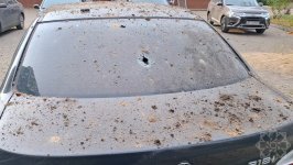 Kiyevə raket hücumu zamanı Azərbaycanın Ukraynadakı səfirliyinə ciddi ziyan dəyib, yaralanan yoxdur (FOTO)