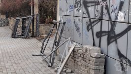 Kiyevə raket hücumu zamanı Azərbaycanın Ukraynadakı səfirliyinə ciddi ziyan dəyib, yaralanan yoxdur (FOTO)