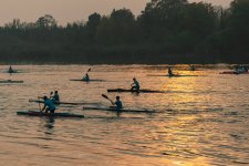 Heydər Əliyev Fondunun vitse-prezidenti Leyla Əliyeva Mingəçevirdə yerləşən avarçəkmə bazasında idmançılarla görüşüb (FOTO)