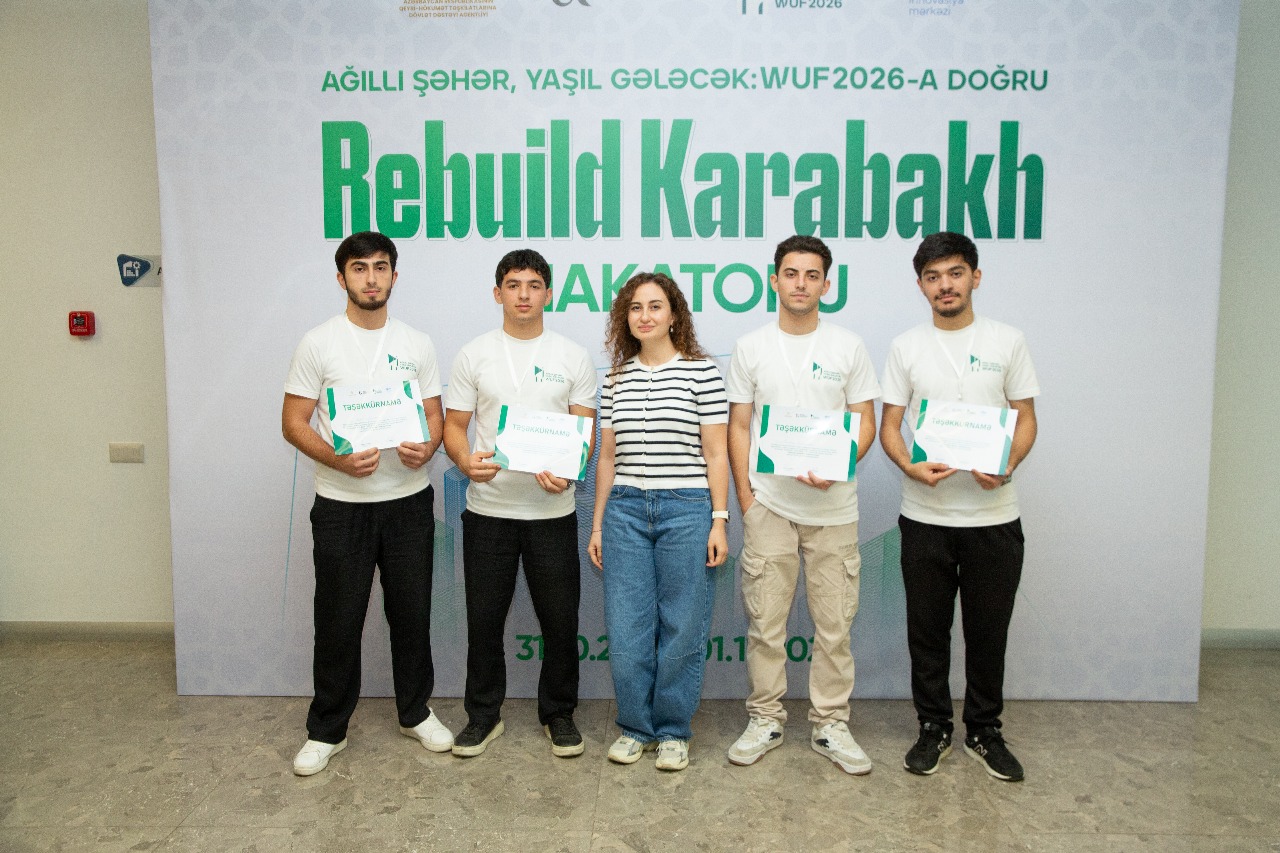 “Rebuild Karabakh” hakatonu uğurla başa çatıb (FOTO)