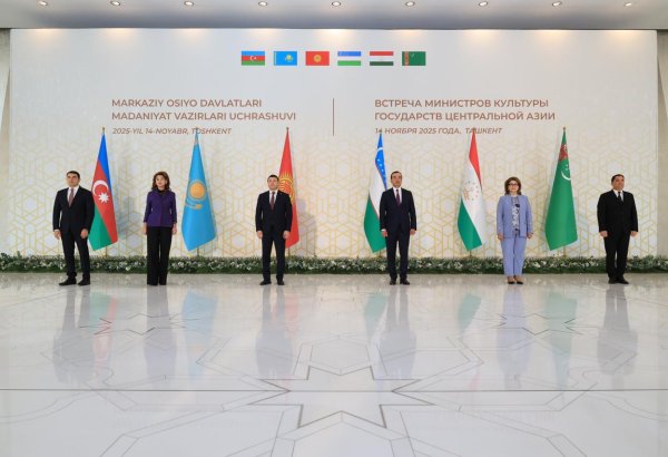 Mədəniyyət naziri Daşkənddə Nazirlər Konfransında çıxış edib (FOTO)