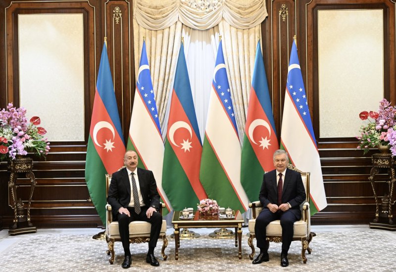 Daşkənddə Prezident İlham Əliyevin Özbəkistan Prezidenti ilə təkbətək görüşü olub (FOTO/VİDEO) (YENİLƏNİB)