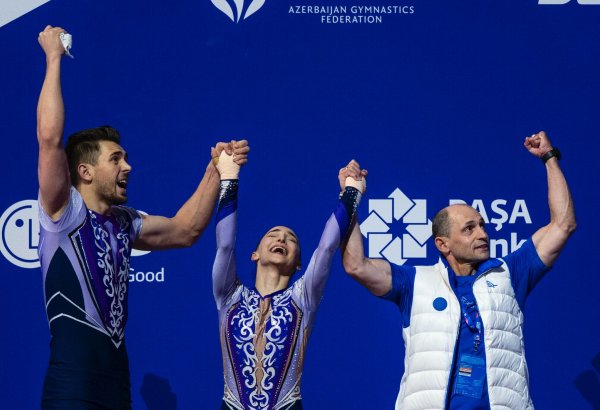 Azərbaycan gimnastları Avropa çempionu olublar (FOTO)