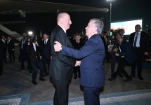 Prezident İlham Əliyevin Özbəkistana səfəri başa çatıb (FOTO)
