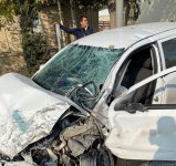 Ağcabədidə baş verən qəza zamanı sürücü ölüb (FOTO)