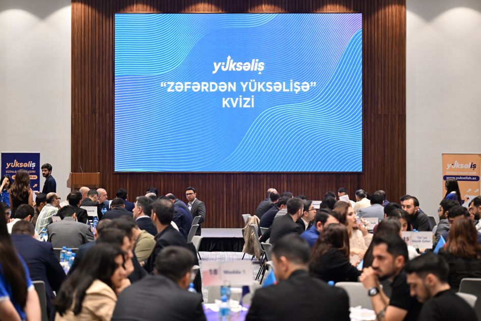 “Yüksəliş” müsabiqəsi çərçivəsində “Zəfərdən Yüksəlişə” adlı növbəti intellektual yarış keçirilib (FOTO)