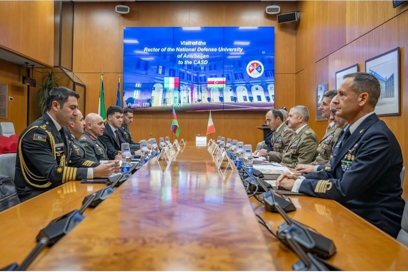 Azərbaycan və İtaliya hərbi təhsil sahəsində əməkdaşlıq məsələlərini müzakirə ediblər