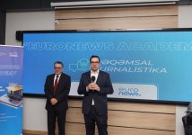 “Euronews Academy” layihəsi çərçivəsində “Rəqəmsal Jurnalistika” mövzusunda təlim proqramına başlanıb (FOTO)