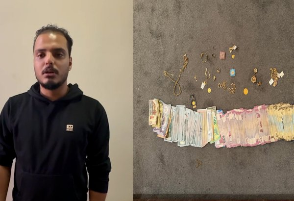 Bakıda 70 min manat və qızıl-zinət əşyaları oğurlayan şəxs saxlanılıb