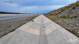 Bakı–Ələt–Qazax magistralının sonuncu hissəsinin genişləndirilməsi yekunlaşmaq üzrədir (FOTO)