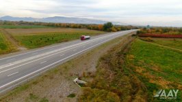 Bakı–Ələt–Qazax magistralının sonuncu hissəsinin genişləndirilməsi yekunlaşmaq üzrədir (FOTO)