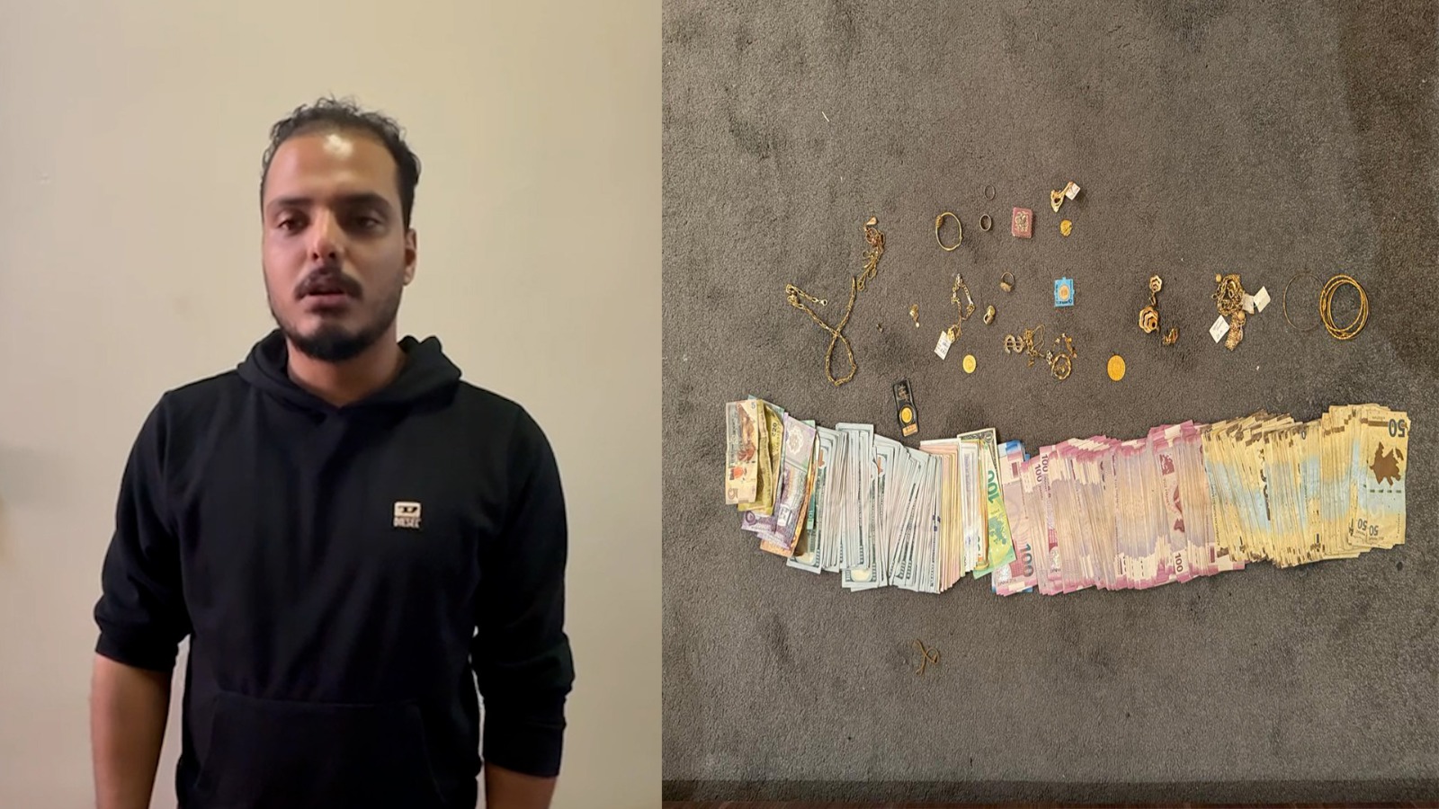 Bakıda 70 min manat və qızıl-zinət əşyaları oğurlayan şəxs saxlanılıb